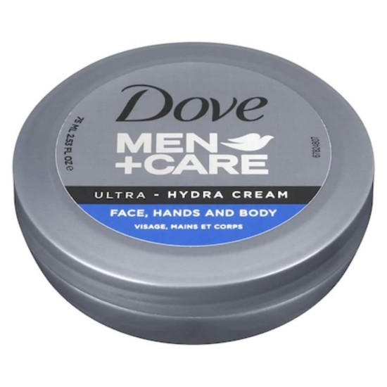Crema Dove Men +Care Hydra Cream 75 ml, Crema pentru Fata Maini si Corp, Crema de Corp pentru Barbati, Lotiune de Corp pentru Barbati, Crema de Fata pentru Barbati, Crema de Maini pentru Barbati, Crema pentru Barbati Dove Men Care Hydra Cream
