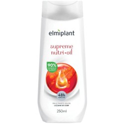 Lotiune de Corp Elmiplant Supreme Nutri Oil, 250 ml, Ulei de Migdale si Miere, Lotiuni Hranitoare pentru Pielea Uscata, Lotiune de Corp cu Ingrediente Naturale, Lotiune de Corp Hidratanta Elmiplant, Elmiplant Lotiuni de Corp Piele Uscata