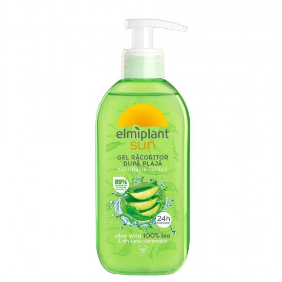 Gel Dupa Plaja ELMIPLANT Sun, 200ml, Gel Dupa Plaja, Lotiune pentru Piele Bronzata, Gel Piele Bronzata, Lotiune dupa Bronz, Gel Hidratant dupa Bronz, Lotiune Gel Piele Bronzata, Gel de Plaja, Gel Plaja Elmiplant, Lotiune Gel Hidratanta