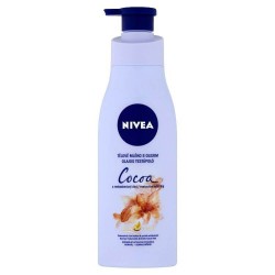 Lotiune Corp NIVEA COCOA, 200 ml, Extract de Cacao, cu Pompita, Lotiuni de Corp, Lotiune pentru Corp, Lotiune Ingrijire Corp, Lotiune Hidratanta, Lotiune pentru Hidratare, Lotiune pentru Piele Uscata si Sensibila