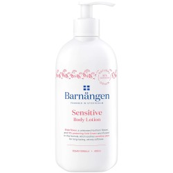 Lotiune Corp BARNANGEN Sensitive 400 ml, Piele Uscata, Vegan, Lotiune Hidratanta pentru Corp, Lotiune de Corp Hranitoare, Crema de Corp Hidratanta, Crema Hranitoare pentru Corp