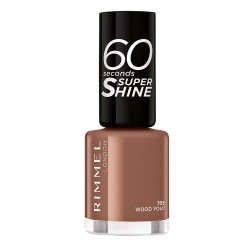 Lac de Unghii Rimmel London 60 Seconds 705 Wood You, 8 ml, Maro, Lac de Unghii Colorat, Lac de Unghii Clasic, Oja de Unghii Manechiura, Produse Ingrijirea Unghiilor, Lacuri Rimmel London pentru Manechiura si Pedichiura