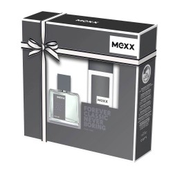 Set 2 Cosmetice Barbati Mexx Forever Classic Never Boring, Apa de Toaleta 30 ml, Deodorant Spray Natural 150 ml, Set Cosmetice Barbati, Set Cadou Barbati, Set Mexx Forever Classic Never Boring pentru Barbati