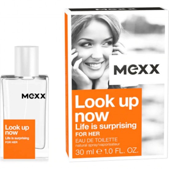 Apa de Toaleta Femei Mexx Look Up Now, 30 ml, Fructe si Flori, Parfum pentru Femei Mexx Look Up Now, Apa de Toaleta Mexx pentru Femei, Parfum Feminin Mexx For Her, Parfum Mexx For Woman, Parfum For Women, Apa de Toaleta For Her