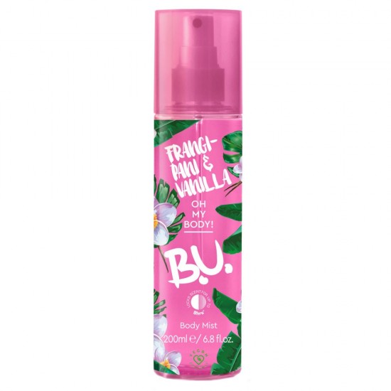 Spray Parfumat Corp B.U. Frangipani & Vanilla, Femei, 200 ml, Spray Parfumat Corp, B.U., B.U. Frangipani & Vanilla, B.U. Parfum, Spray Parfumat Corp Pentru Femei, Spray Parfumat Corp