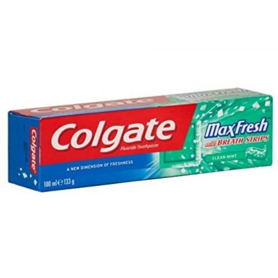 Pasta Dinti Colgate Max Fresh Cooling Crystals, 100 ml, Aroma Clean Mint, Pasta de Dinti cu Menta, Pasta de Dinti pentru Albire, Articole Igiena Dentara, Produse pentru Ingrjire Orala, Produse pentru Sanatate Orala, Igiena Orala, Ingrijire si Igiena Orala