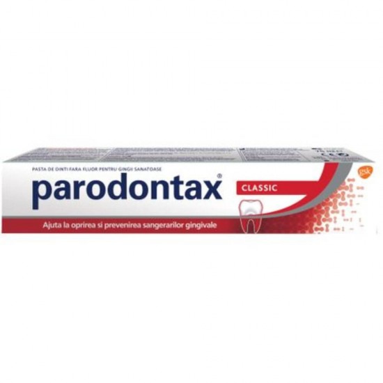 Pasta de Dinti Parodontax Classic, 75 ml, Aroma Menta, Pasta pentru Dinti Sensibili, Articole Igiena Dentara, Pasta de Dinti pentru Albire, Produse pentru Ingrjire Orala, Produse pentru Sanatate Orala, Igiena Orala, Ingrijire si Igiena Orala