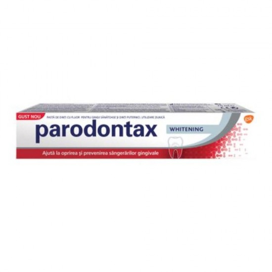 Pasta de Dinti Parodontax Whitening, 75 ml, Aroma Menta, Pasta pentru Dinti Sensibili, Articole Igiena Dentara, Pasta de Dinti pentru Albire, Produse pentru Ingrjire Orala, Produse pentru Sanatate Orala, Igiena Orala, Ingrijire si Igiena Orala