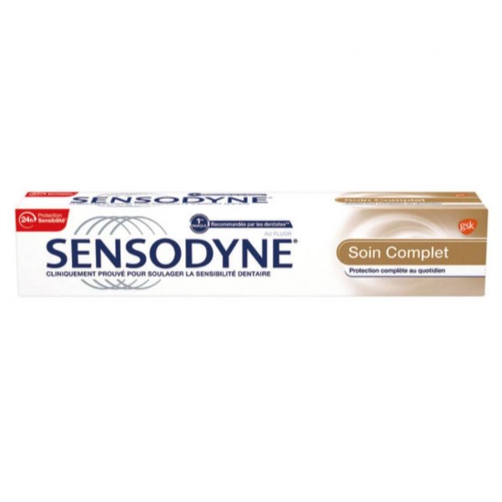 Pasta Dinti Sensodyne White Soin Complet, 75 ml, Aroma Menta, Pasta pentru Dinti Sensibili, Articole Igiena Dentara, Pasta de Dinti pentru Albire, Produse pentru Ingrjire Orala, Produse pentru Sanatate Orala, Igiena Orala, Ingrijire si Igiena Orala