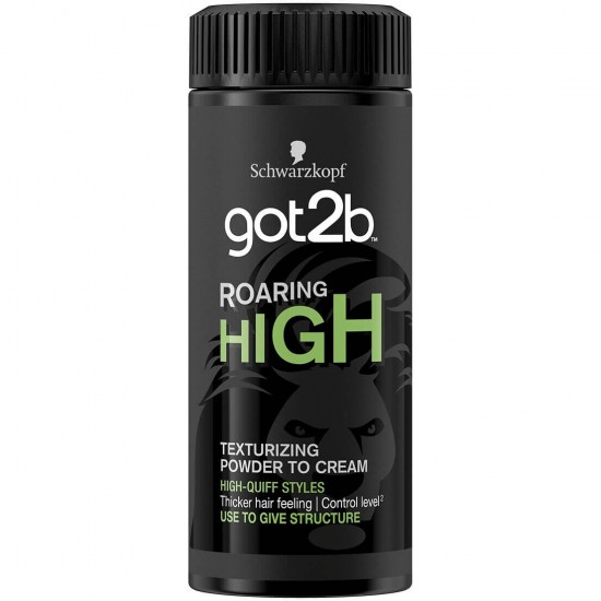Pudra de Par GOT2B Texturizing Powder to Cream, 15 g, Nivel de Control 2, Pudra pentru Par Fin, Pudra pentru Texturare, Pudra de Texturare a Parului, Pudra Fixatoare pentru Par, Pudra de Par pentru Texturare
