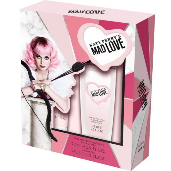 Set Cadou pentru Femei Katy Perry Mad Love, Gel de Dus 75 ml si Deodorant 75 ml, Seturi Cadou pentru Femei, Set Cadou Katy Perry Mad Love pentru Femei, Seturi Cosmetice Cadou Katy Perry Mad Love Set Cadou pentru Femei Katy Perry Mad Love, Gel de Dus 75 ml si Deodorant 75 ml, Seturi Cadou pentru Femei, Set Cadou Katy Perry Mad Love pentru Femei, Seturi Cosmetice Cadou Katy Perry Mad Love