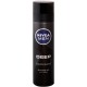 Spuma de Ras cu Carbon Nivea Men, 200 ml, Deep Smooth Shave Black Carbon, Spume de Ras, Spuma de Barbierit cu Carbon, Spuma Hidratanta de Ras, Nivea Spume de Ras, Produse de Barbierit pentru Barbati, Cosmetice Ras, Spume de Barbierit