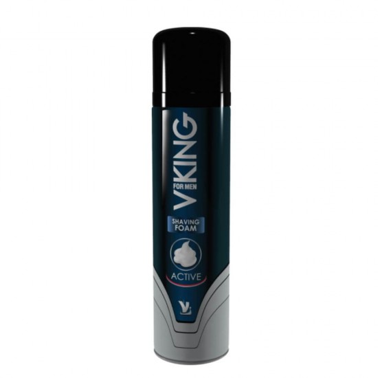 Spuma de Ras Activa VIKING, 250 ml, Spume de Ras, Produse de Barbierit pentru Barbati, Cosmetice Ras, Spuma de Barbierit, Spume de Barbierit, Produse de Barbierit fara Parabeni