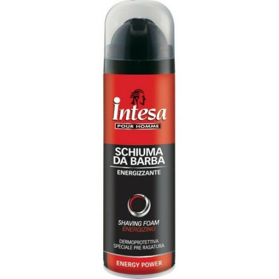 Spuma de Ras Intensa Pour Homme Energy Power, 300 ml, Spume de Ras, Intensa Pour Homme Spuma de Ras, Spuma de Barbierit, Spuma Hidratanta de Ras, Intensa Spume de Ras, Produse de Barbierit pentru Barbati, Cosmetice Ras, Spume de Barbierit