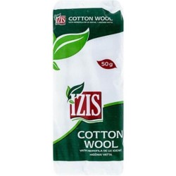 Vata Hidrofila IZIS, 50 g, Vata Uz Medicinal, Vata Hidrofila pentru Uz Medicinal, Vata Bumbac, Produse Demachiere si Curatare Ten, Pachet de Vata, Vata Demachianta, Vata Medicinala, Articole pentru Igiena Corporala, Pachete de Vata, Vata Medicinala IZIS