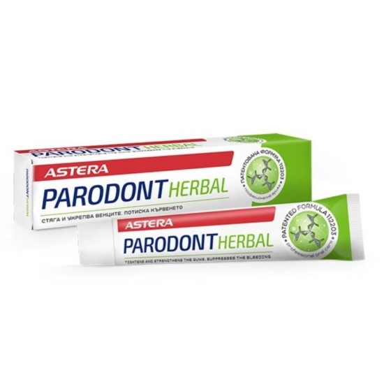 Pasta de dinti ASTERA Parodont Herbal, 75 ml, Pasta pentru Dinti, Pasta de Dinti Anticarii, Pasta de Dinti Herbal Care
