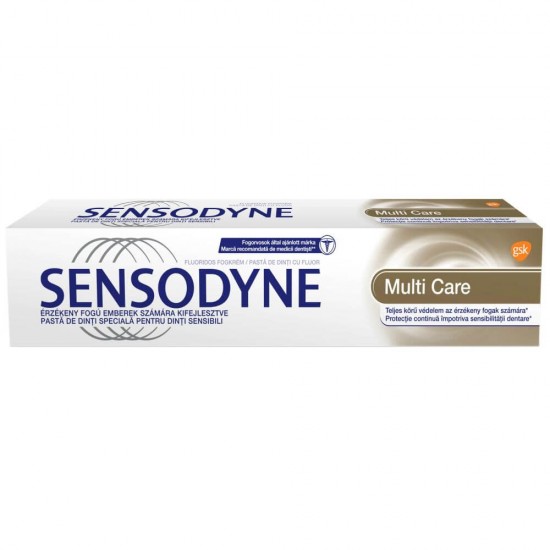 Pasta Dinti Sensodyne Multi Care, 75 ml, Sensodyne Multi Care Pasta de Dinti, Pasta de Dinti Sensibilitate Dentara, Sensodyne Multi Care Pasta Sensodyne pentru Dinti Sensibili, Ingrijire si Igiena Orala