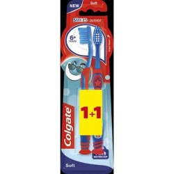 Periuta de Dinti COLGATE Kids, Varsta 6+ Ani, 2 Buc/Set, periuta de dinti pentru copii, periuta, perie dinti Periuta de Dinti COLGATE Kids, Varsta 6+ Ani, 2 Buc/Set, periuta de dinti pentru copii, periuta, perie dinti