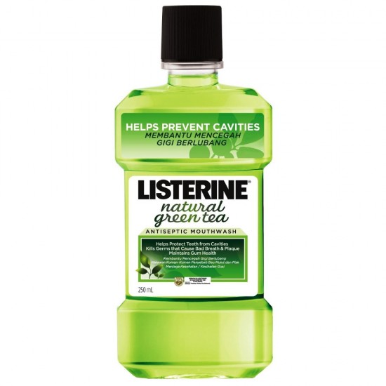 Apa de Gura LISTERINE Green Tea, 250 ml,  Zero Alcool, Apa de Gura, Apa de Gura Listerine, Igiena Orala, Listerine, Sanatate Orala si Dentara