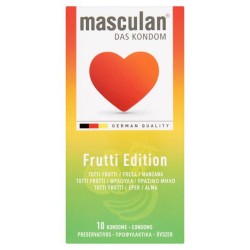 Set 10 Prezervative cu Aroma de Fructe Exotice, Capsuni si Mar Verde, Masculan Frutti Edition, Prezervative Masculan, Prezervative cu Aroma, Prezervative cu Pelicula Lubrifianta, Prezervative cu Rezervor Transparent Set 10 Prezervative cu Aroma de Fructe Exotice, Capsuni si Mar Verde, Masculan Frutti Edition, Prezervative Masculan, Prezervative cu Aroma, Prezervative cu Pelicula Lubrifianta, Prezervative cu Rezervor Transparent