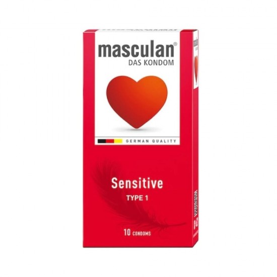 Set 10 Prezervative Masculan Sensitive Type 1, Prezervative Masculan, Prezervative cu Pelicula Lubrifianta, Prezervative cu Rezervor Roz, Set de Prezervative Masculan, Seturi de Prezervative Masculan