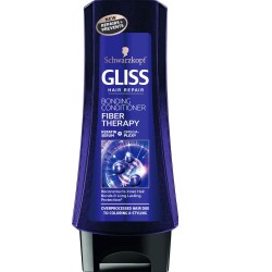 Balsam de Par Schwarzkopf Gliss Fiber Therapy, 200 ml, Pentru Par Suprasolicitat, Balsam Par, Balsam pentru Par, Balsam Schwarzkopf, Balsam Fiber Therapy, Balsam de par Schwarzkopf, Balsam de Par Gliss