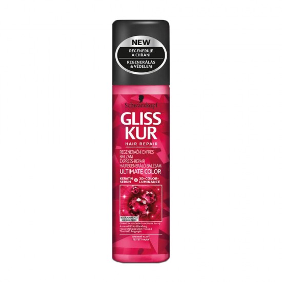 Balsam Spray GLISS Ultimate Color, 200 ml, Par Vopsit, Spray Balsam GLISS, Balsam Spray GLISS, Spray Balsam Par Vopsit, Balsam GLISS, Balsamuri cu Keratina, Produse pentru Ingrijirea Parului