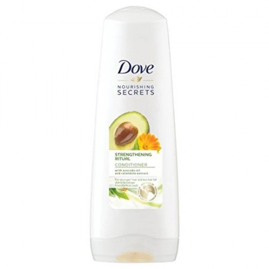 Balsam DOVE Strengthening, 200 ml, Par Subtire, cu Extract de Avocado si Calendula, Balsam pentru Hranire Par Fragil, Balsamuri Fortifiante, Balsam Revitalizant, Balsam Hidratant, Produse de Ingrijire a Parului, Produse Hairstyling, Blasam Ingrijire Par