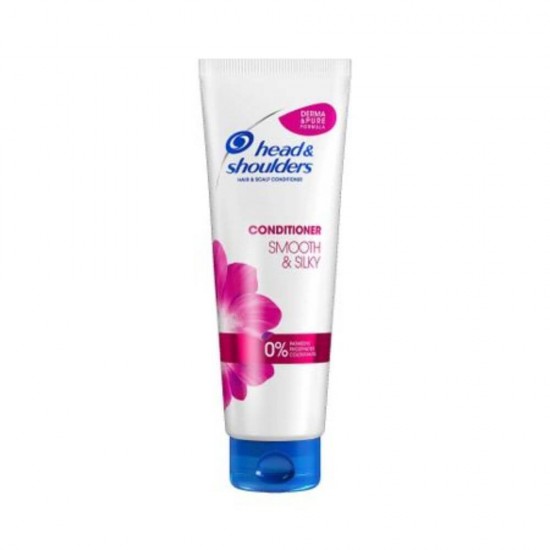 Balsam HEAD&SHOULDERS Smooth & Silky, 275 ml, pentru Par Uscat, Extract de Plante, Balsam pentru Par Uscat, Balsamuri Revitalizante, Balsam Par Degradat, Balsam cu Plante, Produse de Ingrijire a Parului, Produse Hairstyling