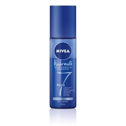 Balsam Spray NIVEA Hairmilk 7 Plus, 200 ml, Par Subtire, Balsam Tip Spray, Balsam Hranire Par Fragil, Balsam Revitalizant, Balsam Hidratant, Produse de Ingrijire a Parului, Produse Hairstyling, Blasam Ingrijire Par