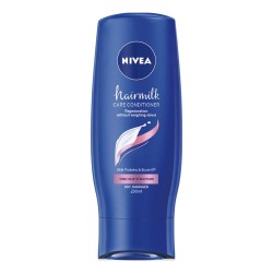 Balsam NIVEA Hairmilk Regeneration, 200 ml, cu Eucerit, Par Subtire, Balsam cu Extracte Naturale, Balsam Hranire Par Fragil, Balsam Revitalizant, Balsam Hidratant, Produse de Ingrijire a Parului, Produse Hairstyling, Blasam Ingrijire Par