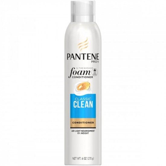 Balsam Spuma Pantene Pro-V, 180 ml, Classic Clean, Balsam Pantene, Balsam Spuma Pantene Pro V Classic Clean, Balsam pentru Toate Tipurile de Par, Balsam Pantene Classic Clean, Balsam Par Normal, Balsam Sub Forma de Spuma, Balsam Ingrijire Par
