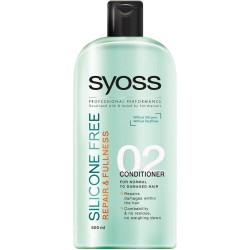 Balsam SYOSS Silicone Free, 500 ml, pentru Par Uscat, Balsam Par Uscat, Balsam pentru Parul Degradat, Balsam Hranire Par Deteriorat, Balsam Revitalizant, Balsamuri Hidratante, Produse de Ingrijire a Parului, Produse Hairstyling, Blasam Ingrijire Par