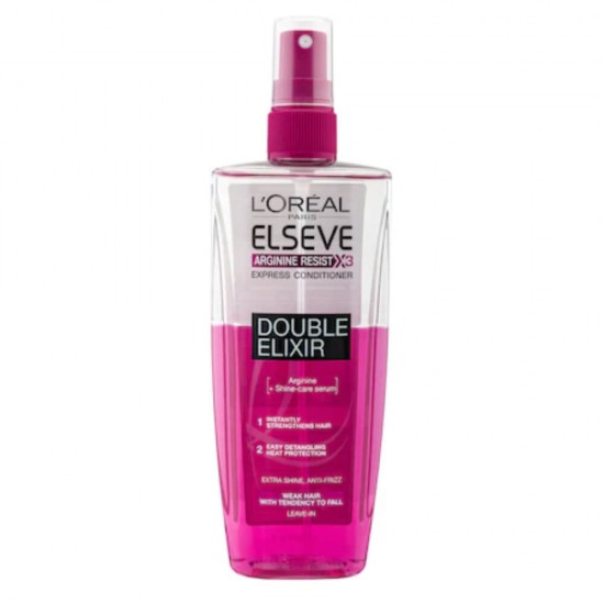 Balsam Express Spray 200 ml, Elseve Arginine Resist x3 L'OREAL Paris, Par Fragil cu Tendinta de Cadere, Balsam pentru Par Fragil, Balsam Spray pentru Par cu Tendinta de Cadere, Balsam Spray Protector pentru Par, Balsam Spray Hranitor