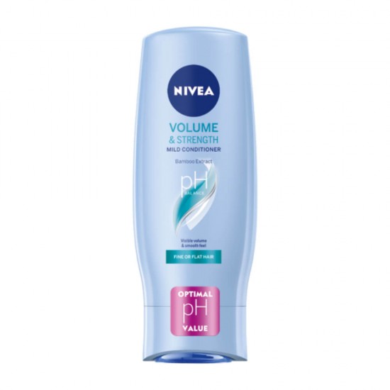 Balsam pentru Par NIVEA Volume & Strength, 200 ml, Confera Volum, Balsam Nivea, Balsam pentru Volum, Balsam 200 ml, Balsam Par Deteriorat, Balsam de Par Nivea