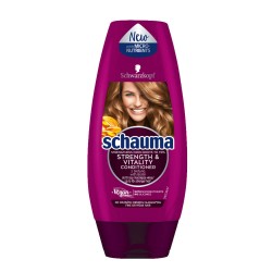 Balsam Schauma pentru Par Subtire si Lipsit de Putere, 200 ml, Strength and Vitality, Balsam Par Subtire, Balsam Par Fin, Balsam Par Fara Putere, Balsam cu Biotina, Balsam Vegan, Balsam Schauma Par Subtire, Balsam Impotriva Parului Subtire