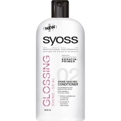 Balsam Syoss Glossing Shine-Seal, 500 ml, pentru Par Lipsit de Stralucire, Balsam pentru Stralucire, Balsam Luciu, Balsam Par Uscat, Balsamuri Syoss, Balsamuri Par Fara Stralucire, Balsam Par Tern, Balsam Netezire