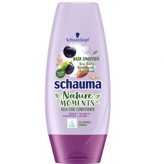 Balsam Schauma pentru Par Uscat, 200 ml, Intense Nourishment and Revitalization, Balsam Par Uscat, Balsam Revitalizant, Balsam Hidratant, Balsam Vegan, Balsam Hidratare Intensa, Balsam Hranire Intensa, Balsam Schauma, Balsam Fructe pentru Par