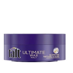 Ceara Par TAFT Ultimate Wax, Ultra Strong, 75 ml, pentru Stralucire, Ceara de Par Barbati, Ceara Ingrijire Par Barbati, Produse pentru Par Barbati, Ceara Profesionala pentru Par, Ceara pentru Coafura, Produse pentru Styling, Ceara Aranjare Par Barbati