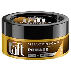 Ceara de Par TAFT Attraction Power, Extra Strong 3, 75 ml, Fixare de Durata, Ceara de Par, Ceara pentru Aranjat Parul, Ceara pentru Volum, Ceara Coafura, Ceara pentru Par Casual