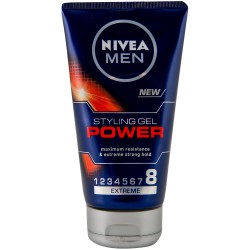 Gel de par Extreme 8, NIVEA Men Styling Gel Power, 150 ml, Gel de Par, Gel de Par  Barbati,  Styling Gel Power, Gel 150 ml, Nivea Gel de Par