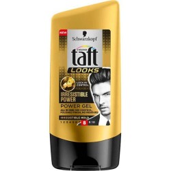 Gel Par TAFT Looks Irresistible Power, Irresistible Hold 8, 150 ml, Gel Ingrijire Par Barbati, Produse pentru Par Barbati, Geluri Profesionale Barbati, Gel Profesional pentru Par, Gel pentru Coafura, Produse pentru Styling, Gel Aranjare Par Barbati