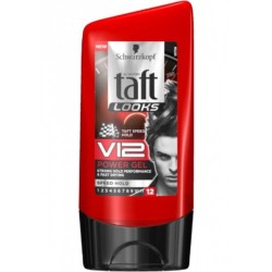 Gel Par Taft Looks V12, Speed Hold 12, 150 ml, Gel Ingrijire Par Barbati, Produse pentru Par Barbati, Geluri Profesionale Barbati, Gel Profesional pentru Par, Gel Modelator Taft, Gel pentru Coafura, Produse pentru Styling, Gel Aranjare Par Barbati