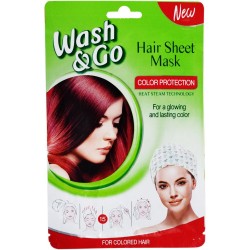 Masca de Par Wash&Go, 35 ml, pentru Par Vopsit, Masca Regeneratoare pentru Par Vopsit, Masca de Regenerare pentru Par, Tratament Regenerator Par, Masca pentru Par Vopsit, Masca Par Vopsit, Masca de Par pentru Protejarea Culorii