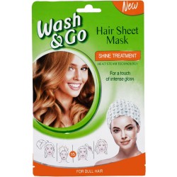 Masca de Par Wash&Go, 35 ml, pentru Par Lipsit de Stralucire, Masca Regeneratoare pentru Par Deteriorat, Masca de Regenerare pentru Par, Tratament Regenerator Par, Masca pentru Par Deteriorat, Masca Par Degradat, Tratament pentru Par