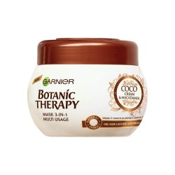 Masca Par Uscat, 300 ml, Garnier Botanic Therapy Coco Milk & Macadamia, Masca pentru Par Uscat, Masca de Par cu Lapte de Cocos, Masca de Par cu Macadamia, Masca de Par Garnier Botanic Therapy, Tratament Par Uscat, Tratamente Par Uscat