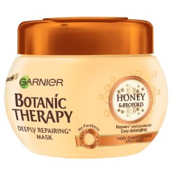 Masca Par Deteriorat, 300 ml, Garnier Botanic Therapy Honey & Propolis, Masca pentru Par Deteriorat, Masca pentru Par cu Varfuri Despicate, Masti pentru Par Deterioarat, Tratament pentru Par Deteriorat, Tratamente Par Deteriorat