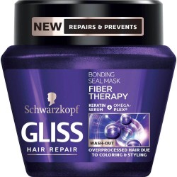 Masca Par GLISS Fiber Therapy, 300 ml, Par Tratat Chimic, Masca de Par pentru Femei, Masca Reparatoare pentru Par, Masca pentru Par Degradat, Masca Reparatoare pentru Par Uscat, Masca de Par Gliss, Masca Hidratanta Par
