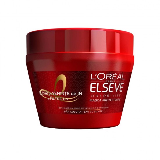 Masca pentru Par Vopsit L’Oreal Paris Elseve Color Vive, 300 ml, Masca Par Vopsit, Masca Color Vive, Masca de Par Vopsit, Masca L’Oreal Par Vopsit, Masca Mentinerea Culorii, Masca Par Colorat