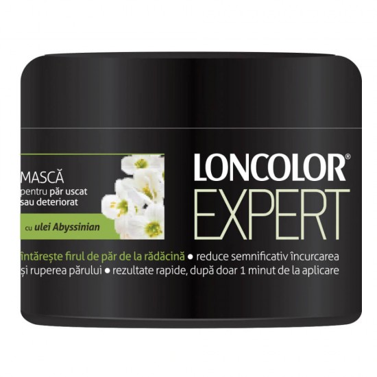 LONCOLOR Expert Masca Pentru Par Uscat cu Ulei Abyssinian, 200 ml, Masca LONCOLOR cu Ulei Abyssinian, Masca LONCOLOR Pentru Par Uscat, Masca Pentru Par Uscat cu Ulei Abyssinian, LONCOLOR Masca Pentru Par Uscat, Masca cu Ulei Abyssinian